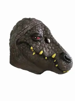 

Crocodile Latex Mask Full Face Adult Mask Breathable Halloween Masquerade Fancy Dress Party Cosplay Costume Lovely Animal Mask