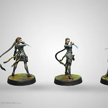 [Loong Way Miniatures] Corvus Belli Infinity 0554 Авиценна, Наёмник доктор 32 мм Металлические Миниатюрные