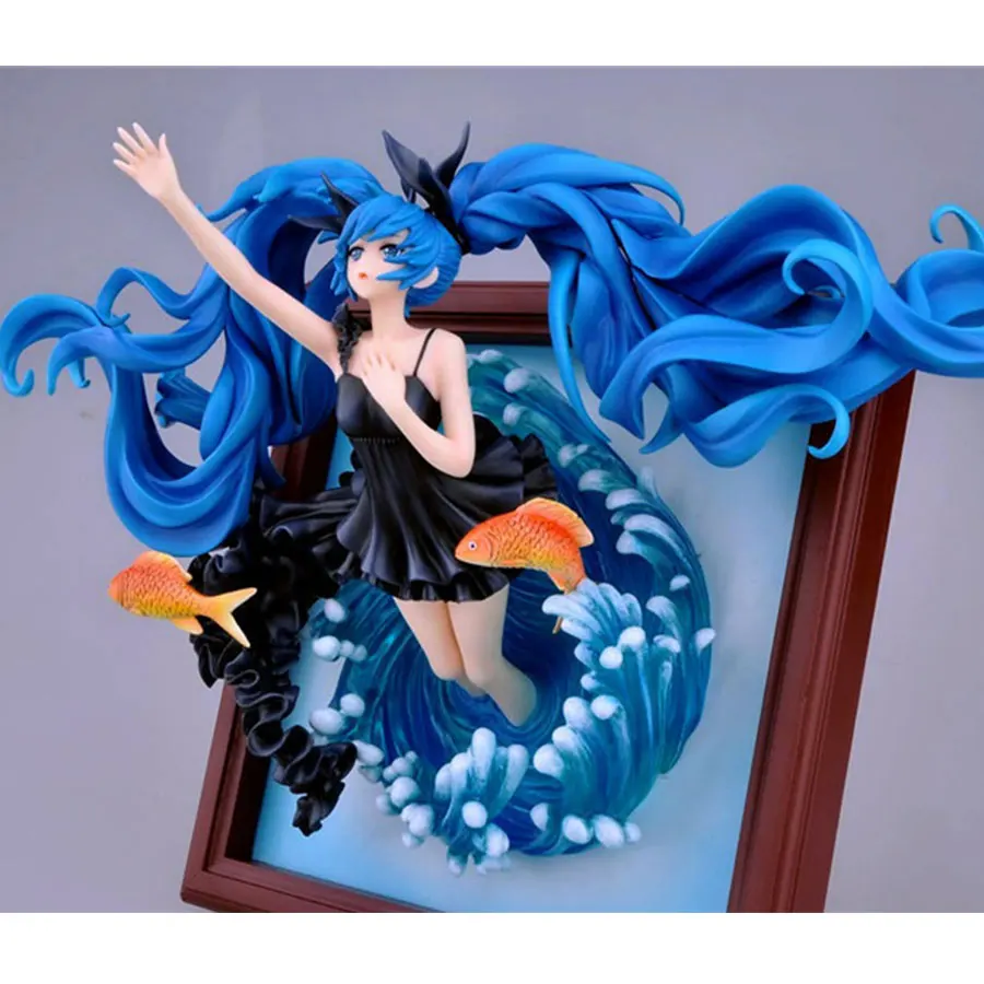 Глубокое море девушка Ver. Hatsune Miku Аниме Фигурка фоторамка 1/8 весы ПВХ фигурка WF2014S