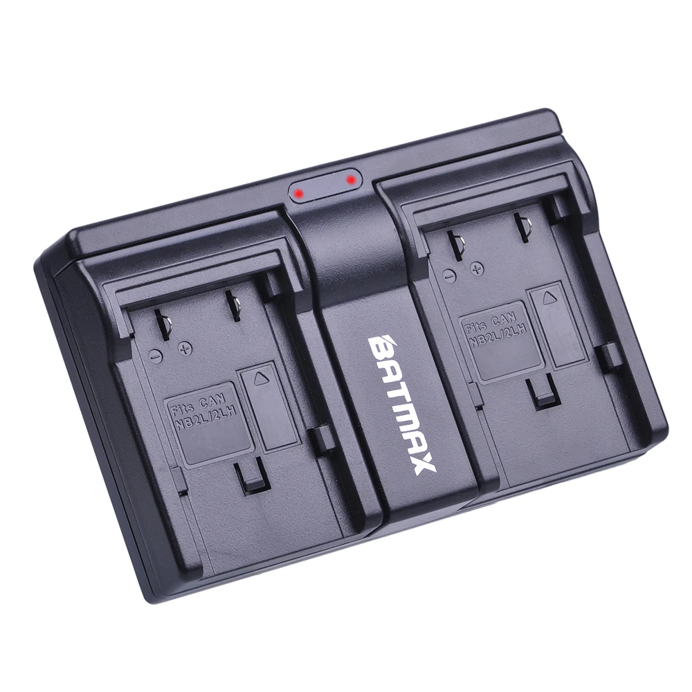 Batmax 2 x NB 2L NB2L 2LH батарея + двухканальный USB зарядное устройство для Canon Rebel XT XTi 350D 400D