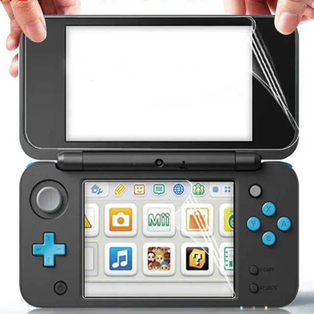 2 в 1 для Nintendo New 2DS XL/LL 2DSXL/2DSLL Верхняя Нижняя HD прозрачная защитная пленка