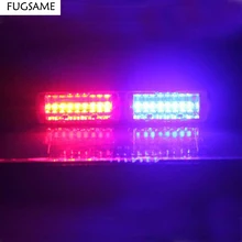 FUGSAME белый красные, синие автомобиля Аварийные огни тачскрин Сенсорная панель S2 аварийный стробоскопический источник света полицейская мигалка свет Intimidator светодиодный индикатор