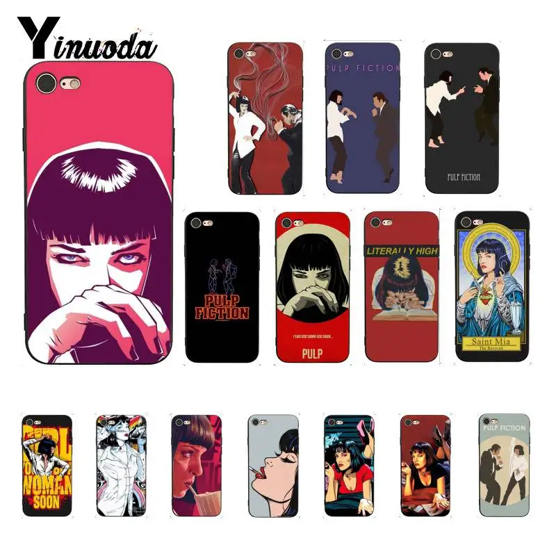 

Yinuoda PULP FICTION MOVIE POSTER Unbelievable Printing Drawing Phone Case for iPhone 6S 6plus 7 7plus 8 8Plus X Xs MAX 5 5S XR