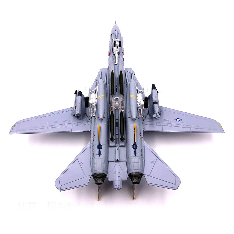 Запечатлейте высокие устремления 1/100 WLK F14 охотник за головами эскадрильи F-14 Кот истребитель сплав для модели Коллекционная модель