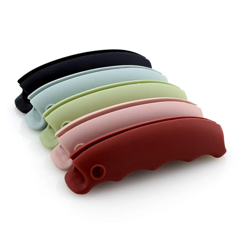 3 Pcs Silicone Shopping Extractor Silicone Handheld Soft Gloves Creative Commodity Effortless Bag Bucket Pickle Preventer Handle