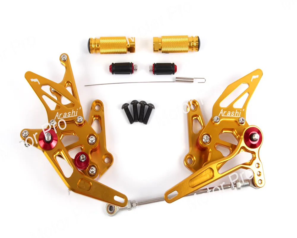 

Adjustable Footrests For Suzuki GSXR 1300 1999 - 2007 Motorcycle Accessories Foot Pegs Rearsets GSX R GSX-R GSXR1300 HAYABUSA