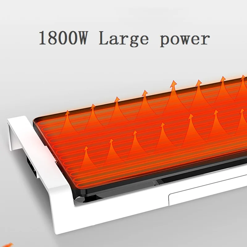 DMWD 1800 Вт 220 В бытовой бездымного барбекю машина антипригарным вечерние Электрический жаровню барбекю противне для 2 -8 человек