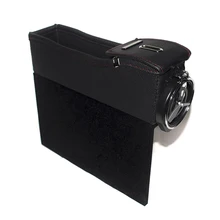 PU автомобильное сиденье Catcher зазор наполнитель коробка для хранения монета коллектор подстаканник для водителя кожа автомобиля вещи