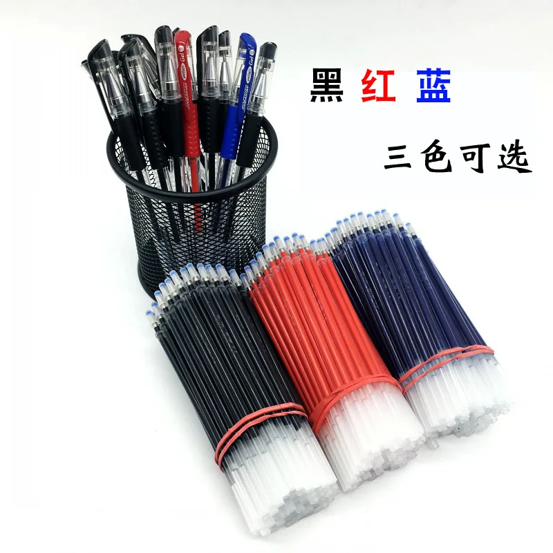

100pcs Factory Direct Gel Pen Refill 0.5/0.38mm Bullet Refill Needle Pen Refill Contact Service