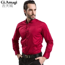 Neue Frühling Herbst Shirts Top Qualität Langhülse Marke Männer Hemd Männlich Business Casual Kleid Arbeitskleidung 100% Baumwolle chemise homme