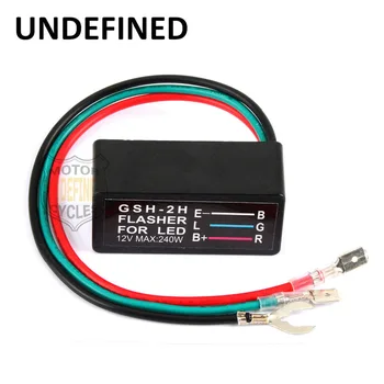 

3 Pin Black Motorcycle LED Rate Control Blinker Relay Turn Signal Light Flasher For Honda Yamaha Kawasaki Universal