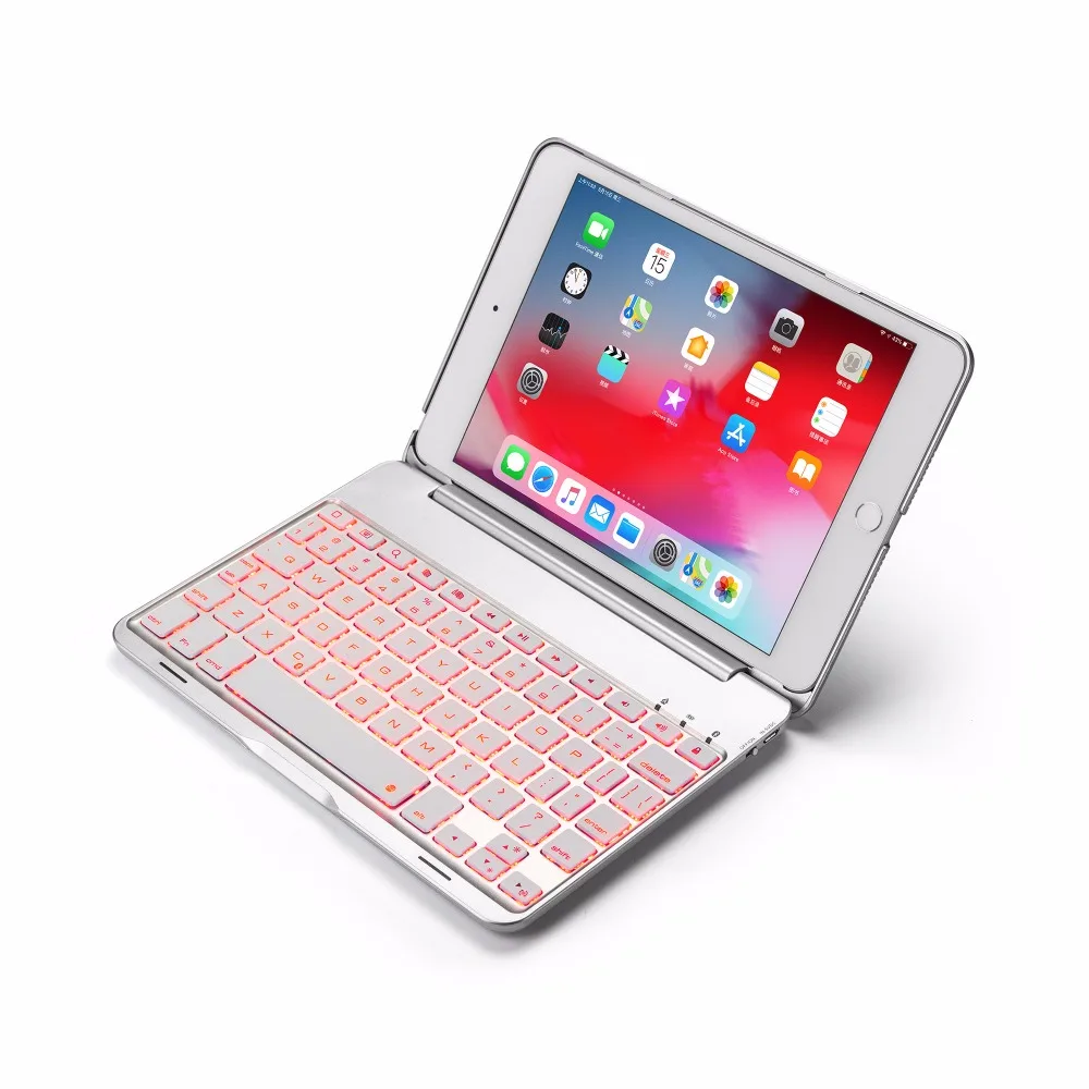 Чехол-клавиатура с подсветкой для Apple iPad mini 5, Чехол для iPad mini 4 mini5 mini4 A2133 A2124 A2125 A2126, bluetooth-клавиатура