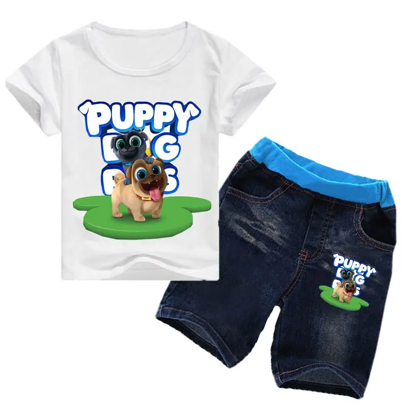 2 8Years Nununu 2018 Summer Boy Set Pet Puppy Dog Pals Clothing Toddler