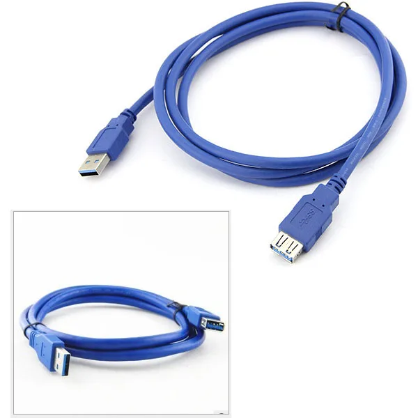 1 шт. USB 3 фута USB 3,0 тип A папа к женскому удлинительному кабелю