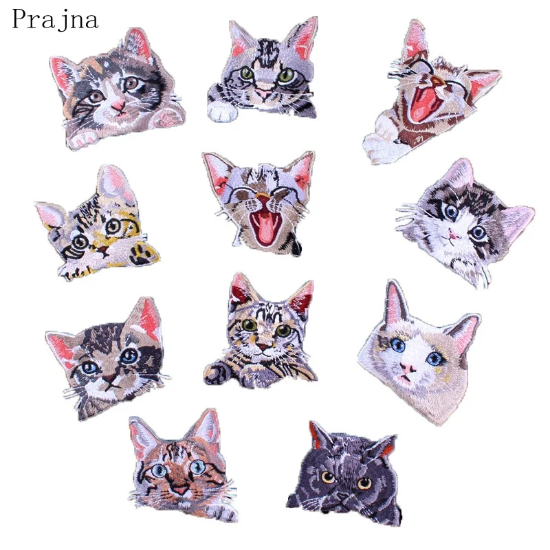 Праджня аниме мультфильма Чеширского Lucky Cat патч лошадь птица корги собака