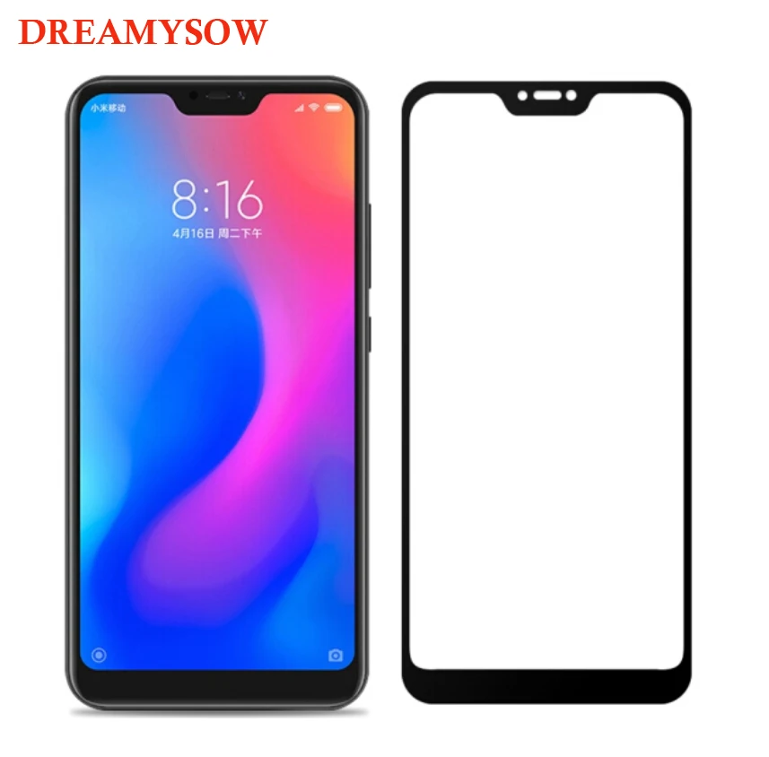 Полное покрытие закаленное стекло для Redmi Note6 6A A 6 Pro S2 Y2 стеклянная Защитная