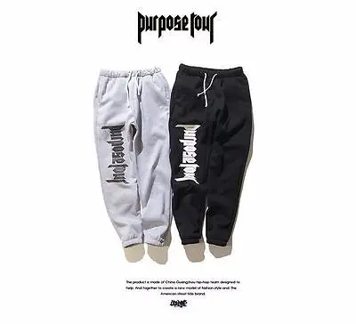 Purpose Tour Sweatpants Men Tracksuit Justin Bieber Joggers Harem Pants  Trousers  eBay