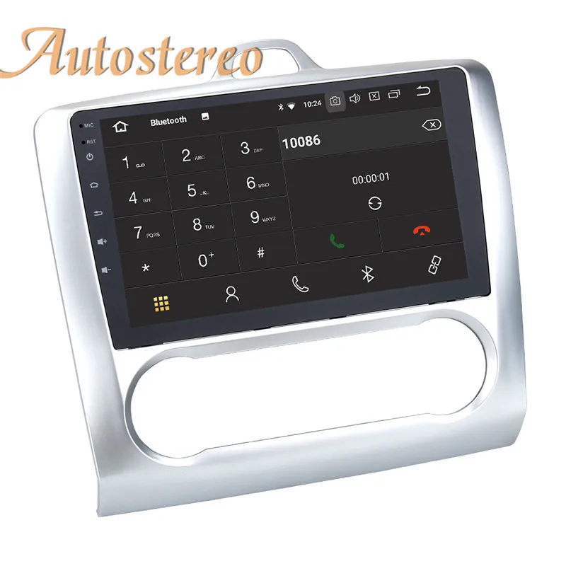 Autostereo Android9 4+ 32 Автомобильный gps навигатор стерео Мультимедиа для Ford Focus 2004-2011 без DVD плеера головное устройство PAD магнитофон