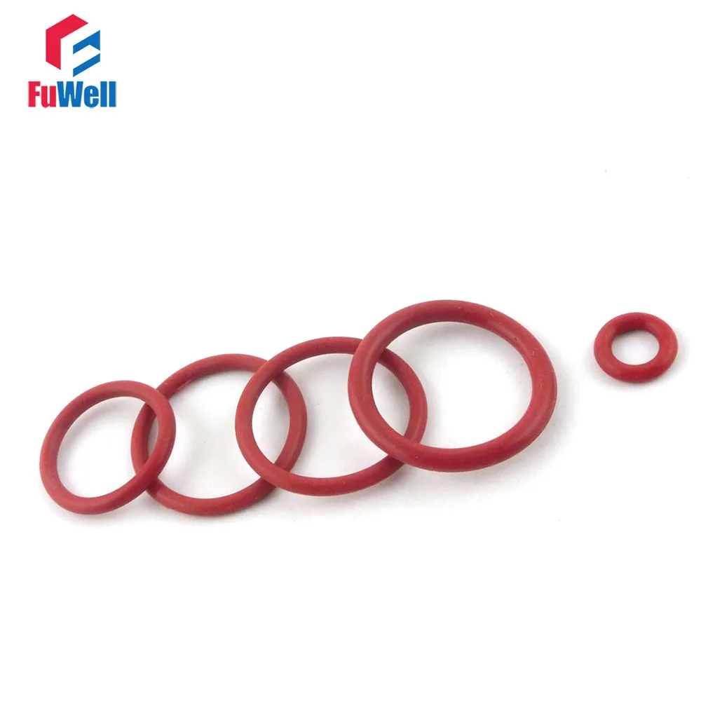 Buy 200pcs 3mm Thickness Silicon O Ring Gaskets 10/11