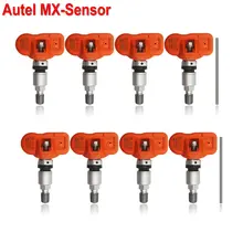 2016 New 10pcs/lot Autel MX-Sensor 433MHZ Programmable Universal Tire Pressure Sensor TPMS Sensor 433MHZ DHL Free Shipping