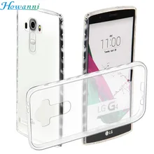 Howanni Мягкий Протектор Прозрачный Case Для LG G4 Case Силиконовые 5.5 5,5-дюймовый Задняя Крышка Для LG G4 Обложка Телефон Shell Капа Coque