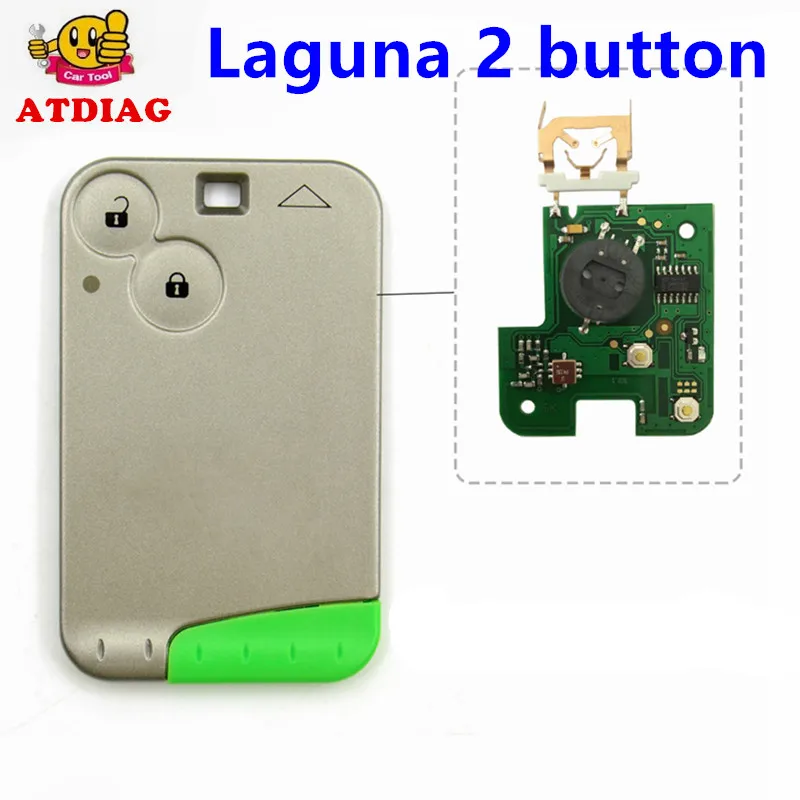For renault Laguna remote key 2 Button Smart Remote Key 433 MHz for RENAULT Laguna Smart