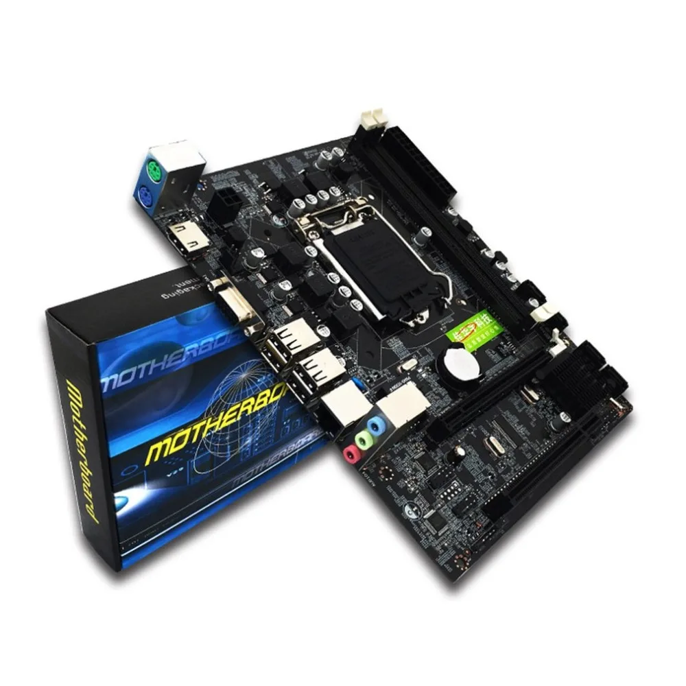 

H55 LGA 1156 Motherboard Desktop PC Mainboard Dual Channel DDR3 16GB ALC662 USB2.0 6 Channel Computer MotherBoard Drop Shipping