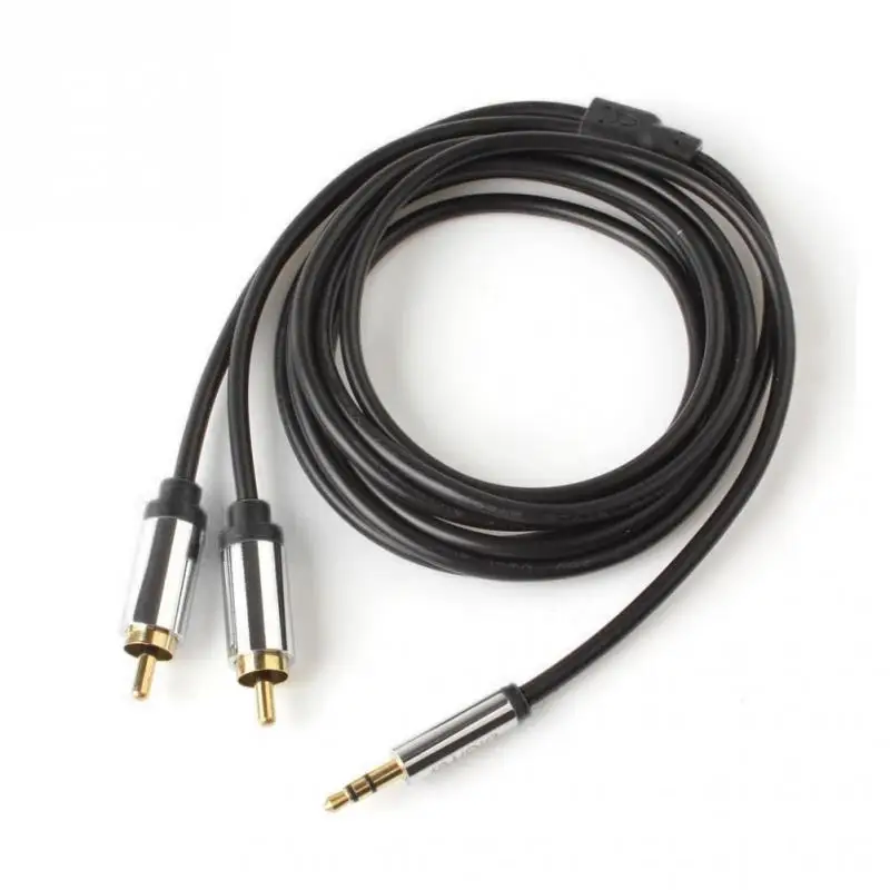 3 5 мм Jack Mini Plug TO 2 RCA Мужской стерео аудио динамик адаптер кабель |
