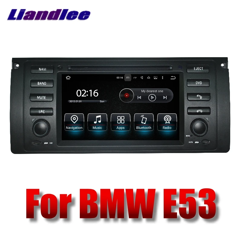 Liandlee Car Multimedia Player NAVI For BMW X5 E53 1999~2006 With DVD BT Car Radio Stereo GPS Navigation Touch Screen 1