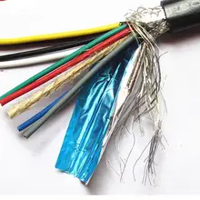 Farrow кабель RVVP, 1 м Высокое качество 1.5^ mm2 12 ядер Экранированный кабель для шпинделя, инвертор и Шаг двигатели, электрические кабели и т. д