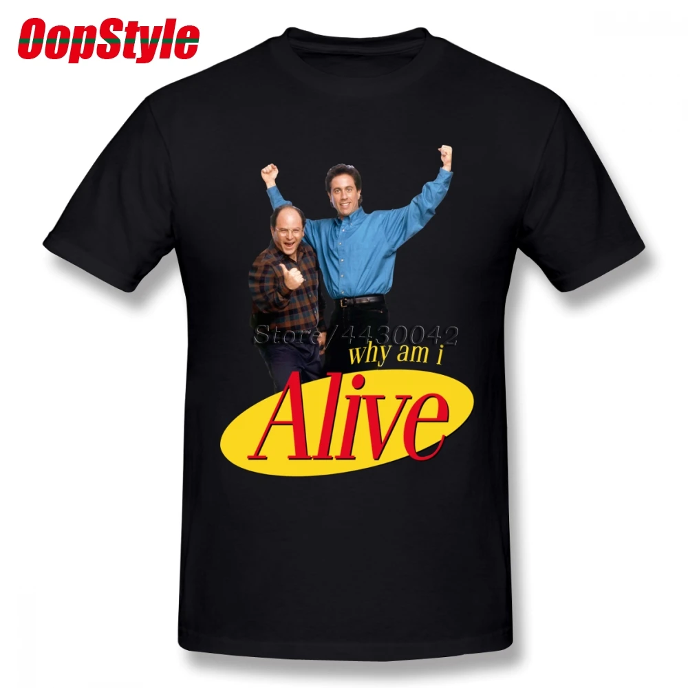 Seinfeld ТВ шоу футболка для мужчин дропшиппинг Лето короткий рукав хлопок плюс