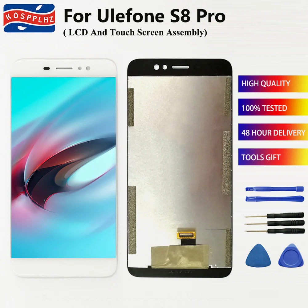 

KOSPPLHZ Original 5.3 inch For Ulefone S8 Pro LCD Display Touch Screen Digitizer Assembly Replacement For Ulefone S8 Pro