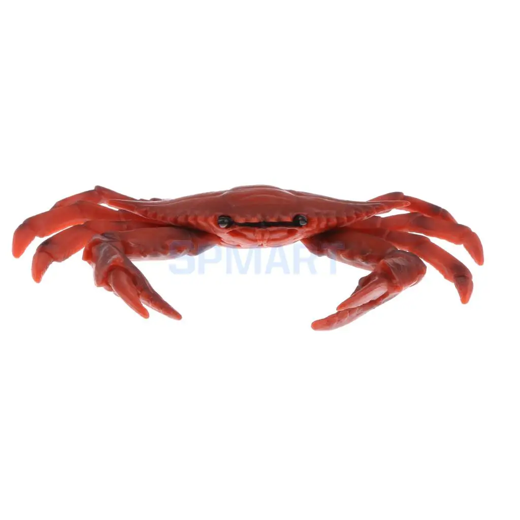 Animals Figure Toys Farm/Jungle/Sea Red Crab Animals Model Aquarium Toys Realistic Wild Pastic Figurine Kid Animal Toy