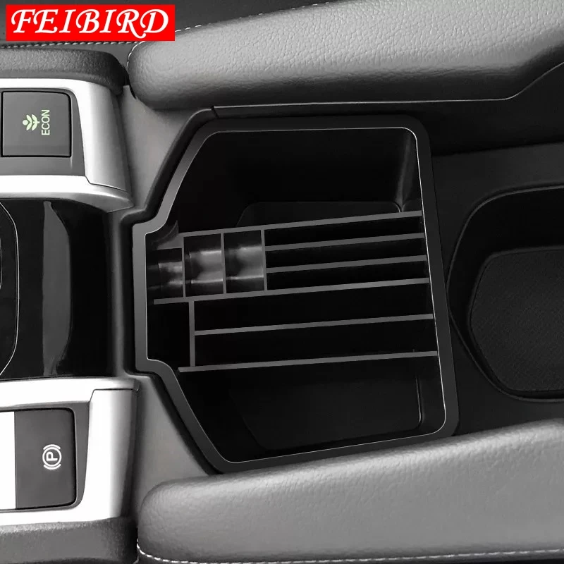 

For Honda Civic Sedan 2016 2017 2018 Central Storage Pallet Container Multifunction Box Cover Kit Accessories Interior