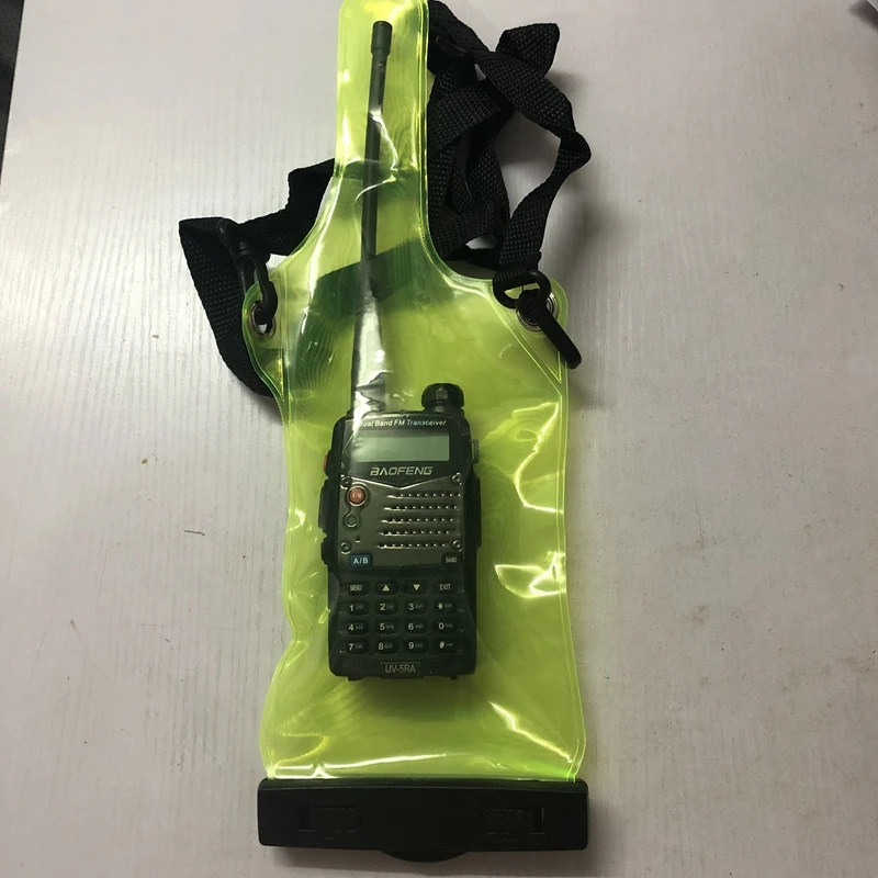 

2pcs Two way radio waterproof bag Case For Kenwood Baofeng UV-5R Quansheng Hyt TYT portable walkie talkie case bag