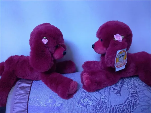 Cute Dog plush toys Poodle Bichon Frise puppy stuffed warm animal toys - Buyer's Show 11