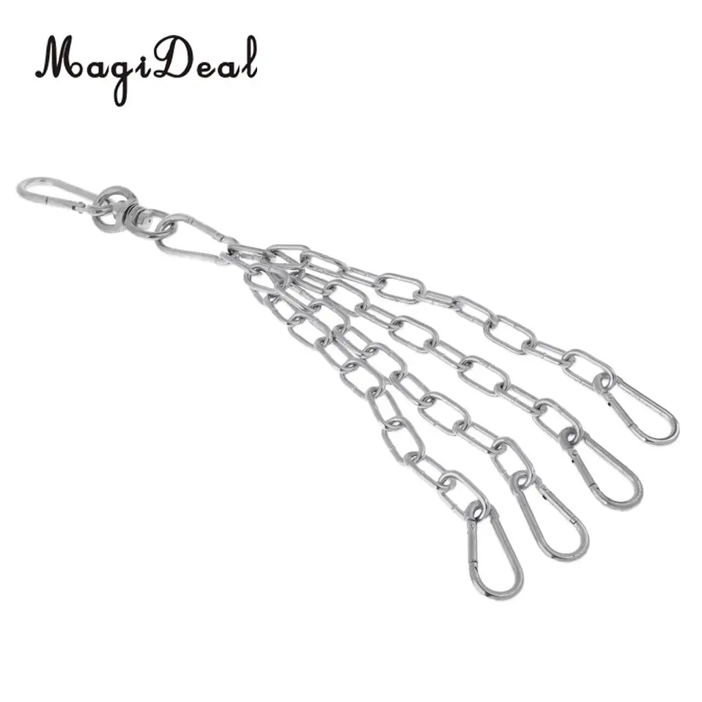 MagiDeal Heavy Duty Heavy Bag Chain and Swivel for Muay Thai, MMA, Kickboxing Heavy Punching Bags