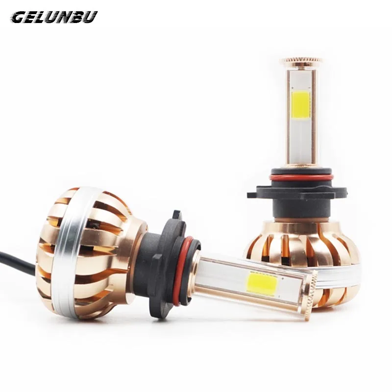 

Gelunbu 1Set 72W Replacement LED Car Headlight 9006 Car Auto Front Bulb Automobiles Headlamp Fog Light 6000K Car Lighting Source