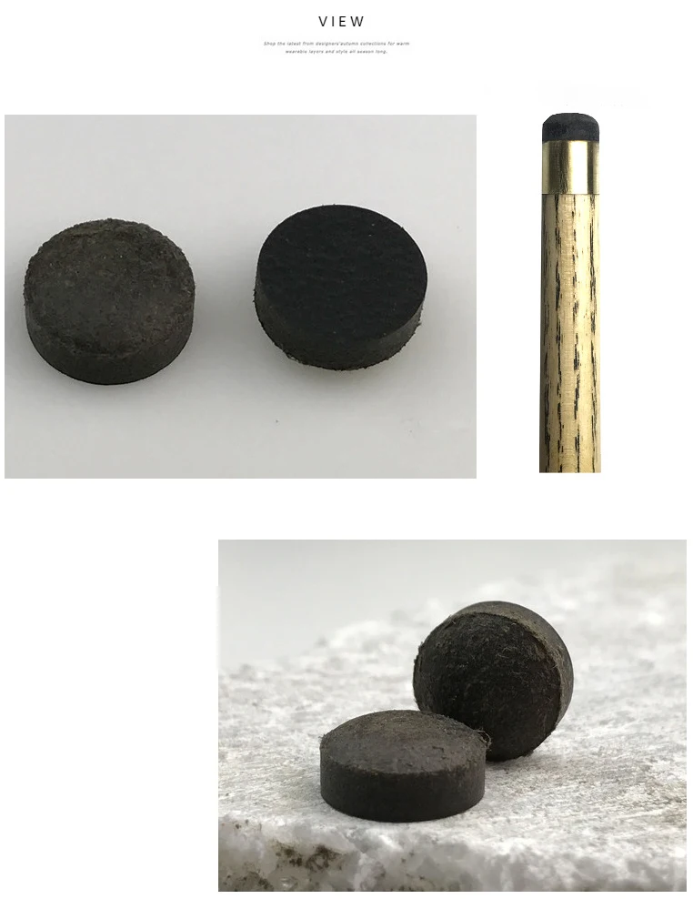 台球杆皮头纯手工单层斯诺克小头杆皮头多层九球杆大头枪头包邮-淘宝网_16