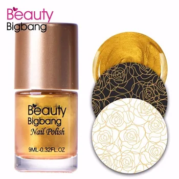 

BEAUTYBIGBANG 12 Colors Nail Stamping Polish 9ml 1Piece Colorful Printing Varnish Lacquer For Nail Art Stamping Plate
