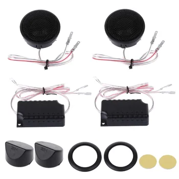 

1 Pair HT-25 Car Stereo Audio Speaker Tweeter 120W Max Power Loud Dome Speakers 92dB