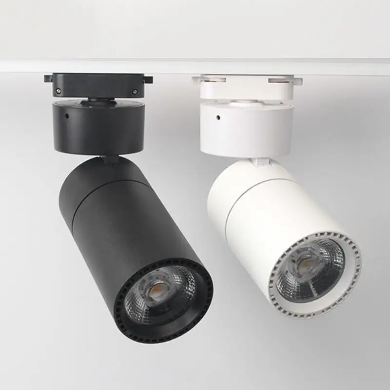 Бесплатная доставка 15 Вт 20 30 cree COB светодиодный Трековый светильник направляющий