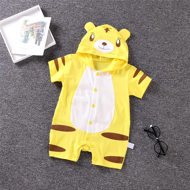 The new fashion cute design Newborn Baby Boy Girls Cartoon Infant Rompers Jumpsuit Outfits Clothes  (17)