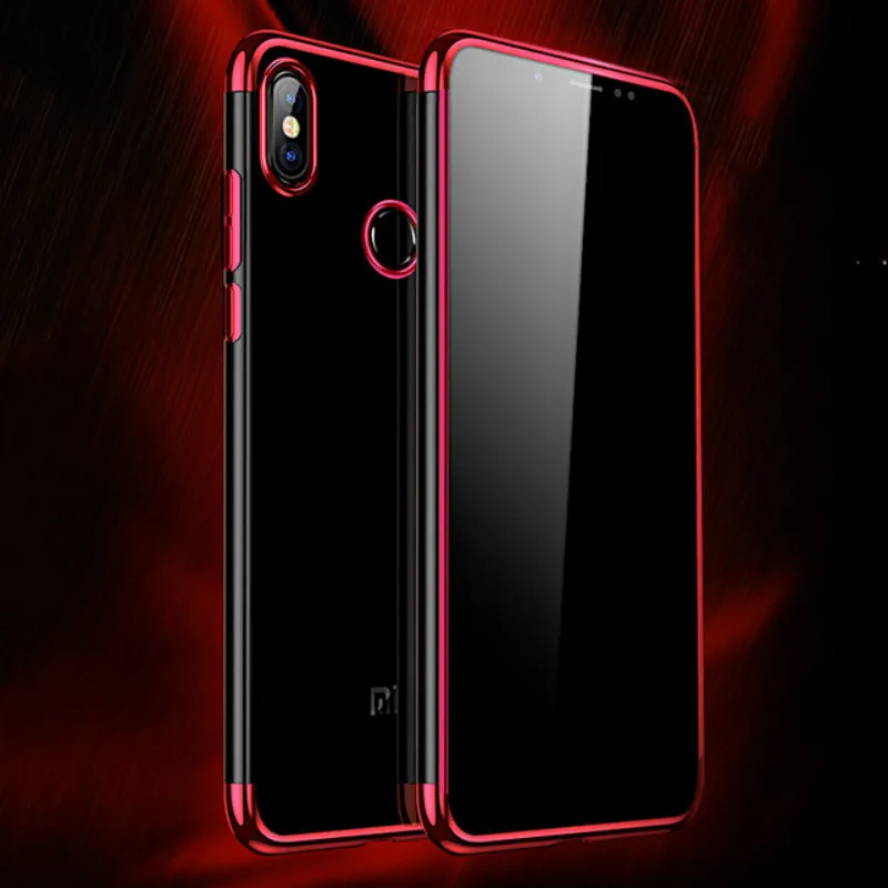 Прозрачный чехол для Redmi Note 7 бампер из ТПУ Силиконовый противоударный с