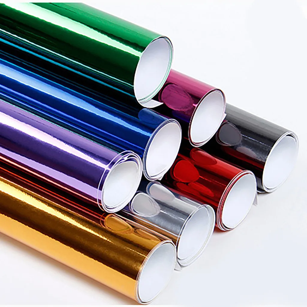 

CARPRIE Car Stickers Automotive Electroplating Film Bright Mirror Mask Body Film wrapped chameleon Self adhesive stickers Jun27