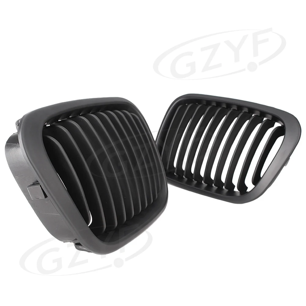 Car Front Grill Grille For BMW 3 Series E46 Touring Saloon 4-Door 1998-2001 & E46 Compact 2001 2002 2003 2004 Matt Black ABS car exterior accessories,car grill mesh