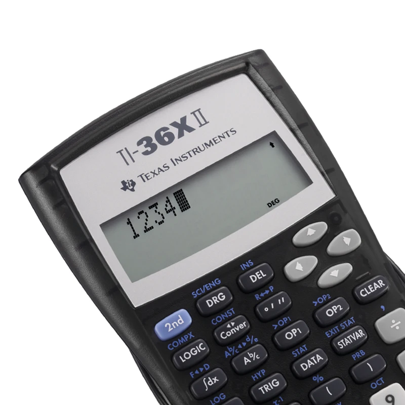 Texas Instruments TI-36X II Студенческая Научная функция калькулятор двухстрочный дисплей