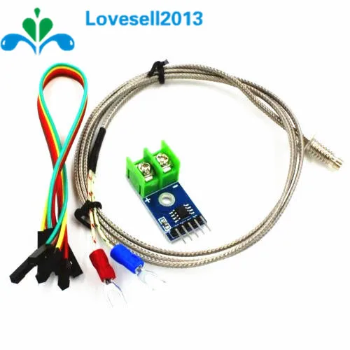 

1Set MAX6675 K-type Thermocouple Temperature Sensor -200~1300C Range SPI Module 4Pins Wire 5V DC For Arduino Free Shipping