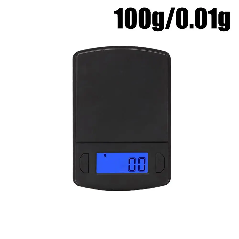 ЖК Портативный мини электронные цифровые весы Карманный чехол почтовый кухонный ювелирный весы с балансировкой цифровой 500 г/0,01 г B4 - Цвет: B