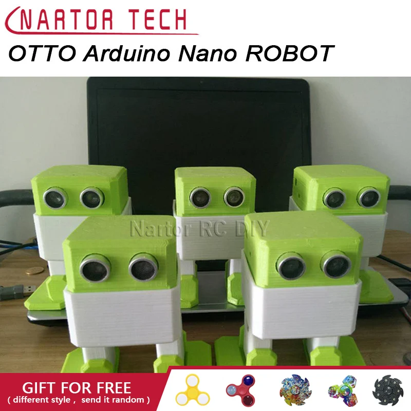 OTTO Arduino Nano ROBOT с открытым исходным кодом создание препятствий сделай сам Humanity Playmate
